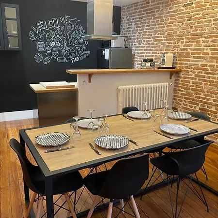 L'etage, Hypercentre Toulousain, Climatise Apartamento