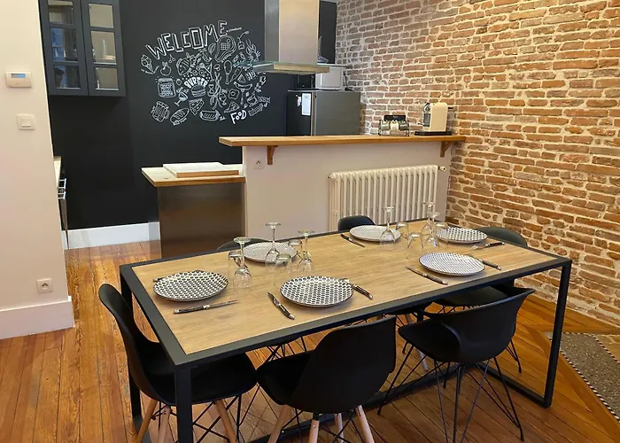 L'etage, Hypercentre Toulousain, Climatise Apartman